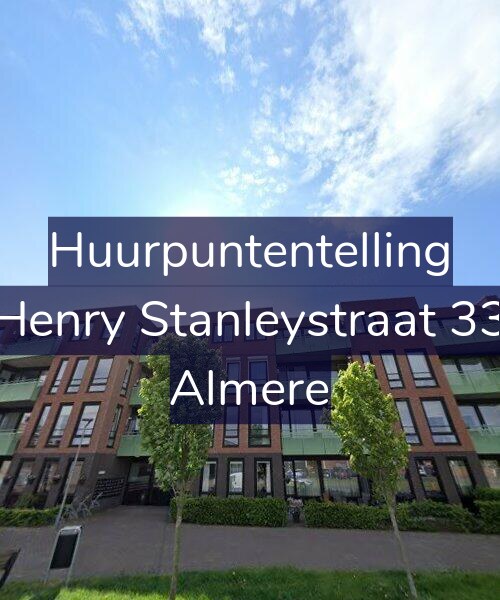 Foto gevel Huurpuntentelling voor Henry Stanleystraat 33, Almere