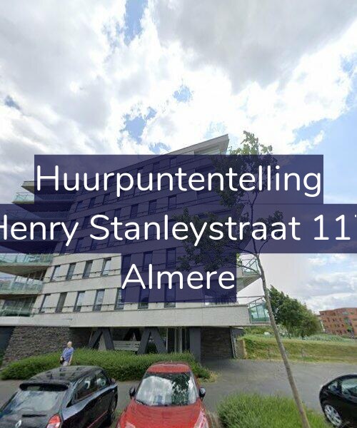 Foto gevel Huurpuntentelling voor Henry Stanleystraat 117, Almere