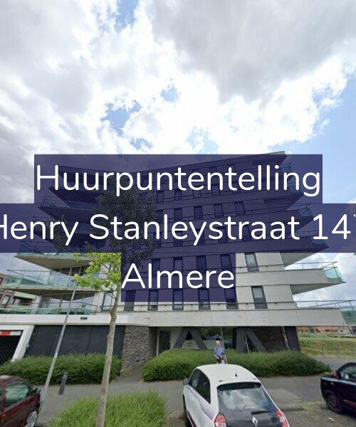 Foto gevel Huurpuntentelling voor Henry Stanleystraat 147, Almere