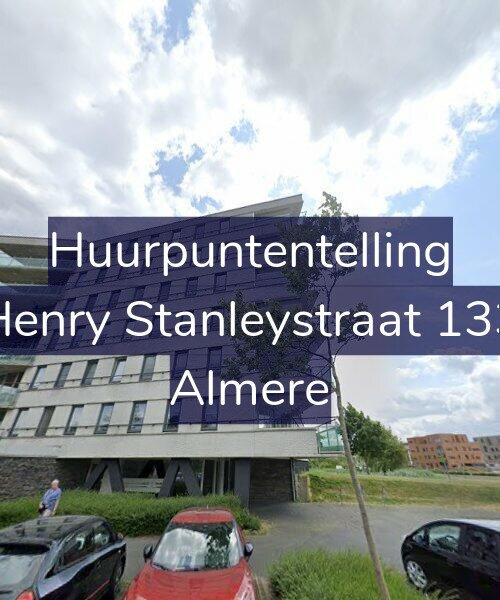 Foto gevel Huurpuntentelling voor Henry Stanleystraat 133, Almere
