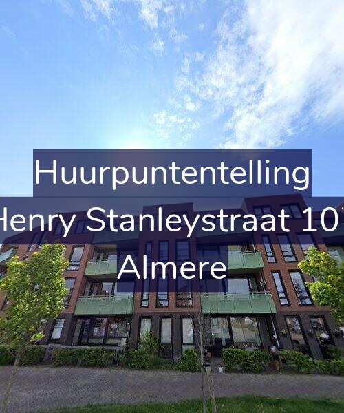 Foto gevel Huurpuntentelling voor Henry Stanleystraat 107, Almere