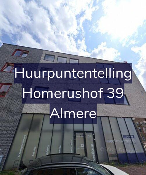 Foto gevel Huurpuntentelling voor Homerushof 39, Almere