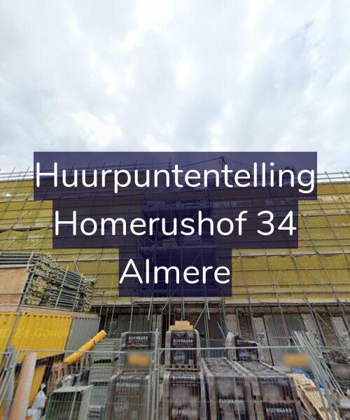 Foto gevel Huurpuntentelling voor Homerushof 34, Almere