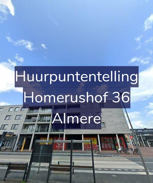 Foto gevel Huurpuntentelling voor Homerushof 36, Almere