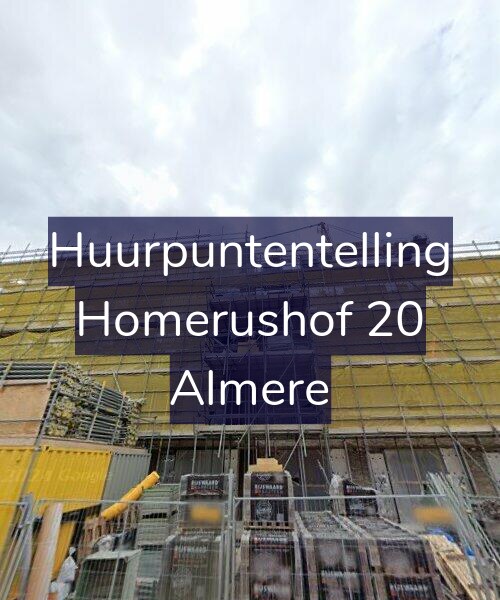Foto gevel Huurpuntentelling voor Homerushof 20, Almere