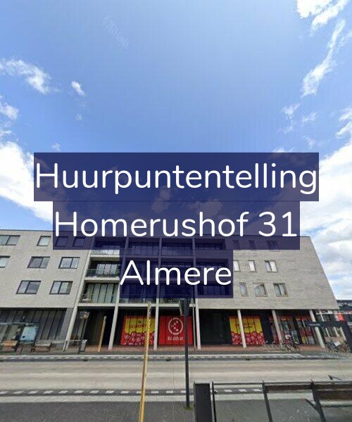 Foto gevel Huurpuntentelling voor Homerushof 31, Almere