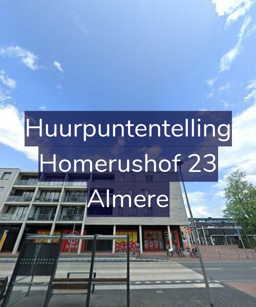 Foto gevel Huurpuntentelling voor Homerushof 23, Almere