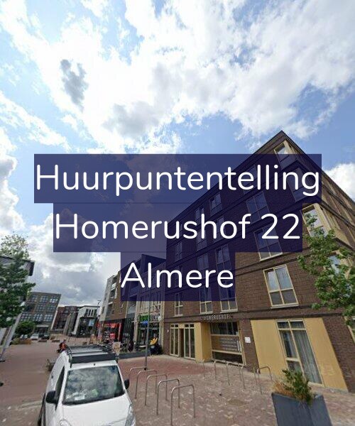 Foto gevel Huurpuntentelling voor Homerushof 22, Almere
