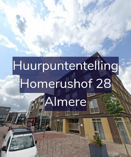 Foto gevel Huurpuntentelling voor Homerushof 28, Almere