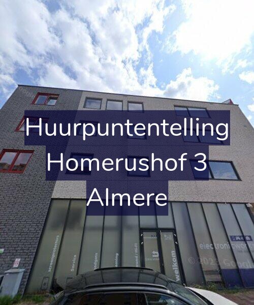 Foto gevel Huurpuntentelling voor Homerushof 3, Almere