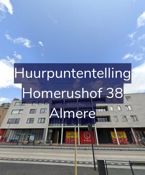 Foto gevel Huurpuntentelling voor Homerushof 38, Almere