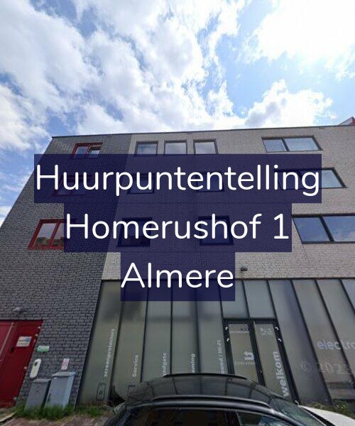 Foto gevel Huurpuntentelling voor Homerushof 1, Almere