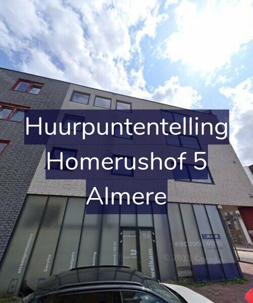 Foto gevel Huurpuntentelling voor Homerushof 5, Almere