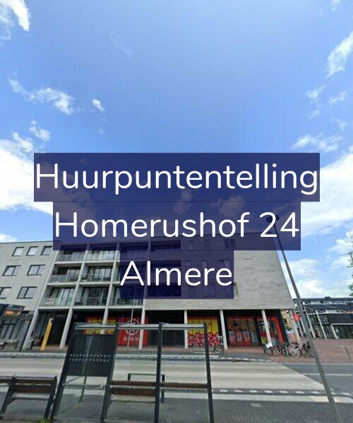 Foto gevel Huurpuntentelling voor Homerushof 24, Almere