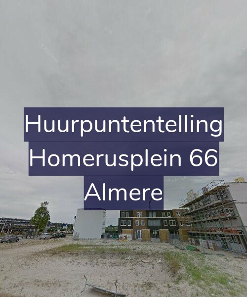 Foto gevel Huurpuntentelling voor Homerusplein 66, Almere
