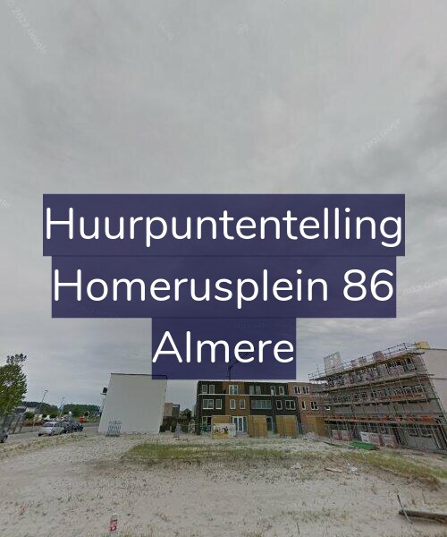 Foto gevel Huurpuntentelling voor Homerusplein 86, Almere
