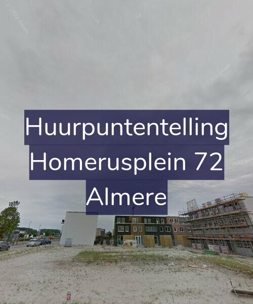 Foto gevel Huurpuntentelling voor Homerusplein 72, Almere