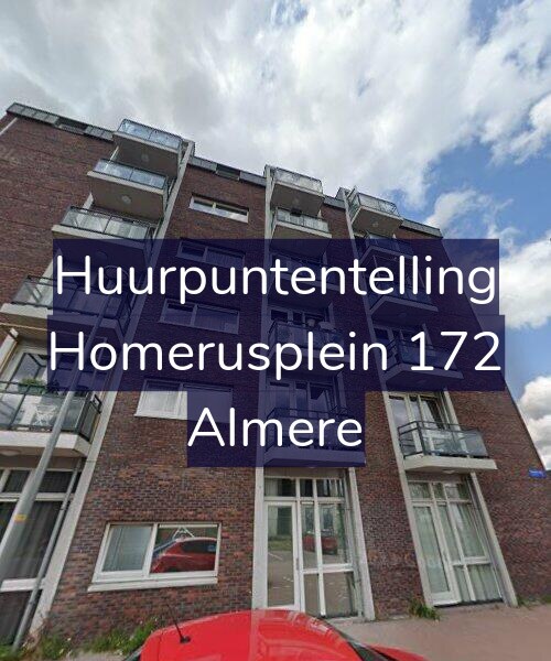 Foto gevel Huurpuntentelling voor Homerusplein 172, Almere