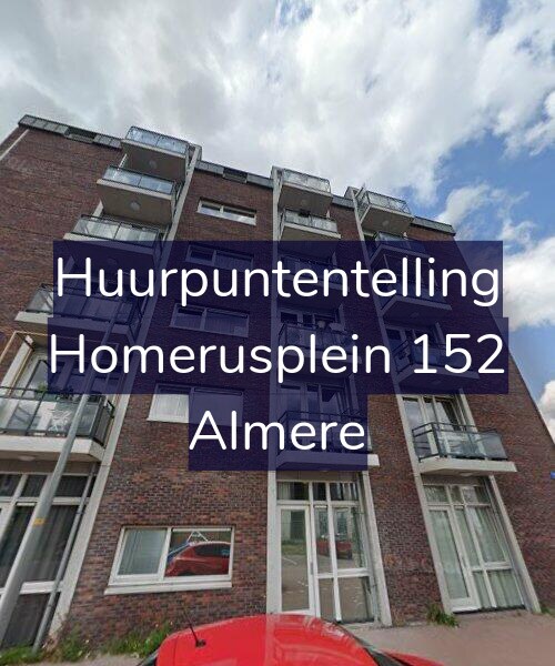 Foto gevel Huurpuntentelling voor Homerusplein 152, Almere