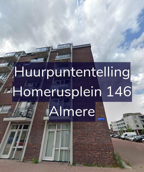 Foto gevel Huurpuntentelling voor Homerusplein 146, Almere