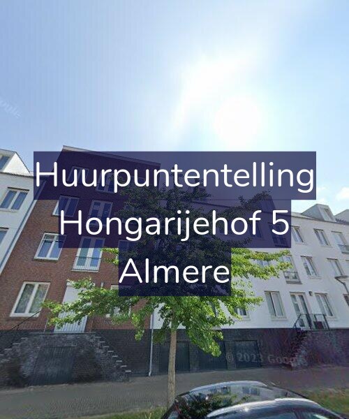 Foto gevel Huurpuntentelling voor Hongarijehof 5, Almere