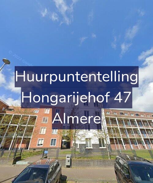Foto gevel Huurpuntentelling voor Hongarijehof 47, Almere