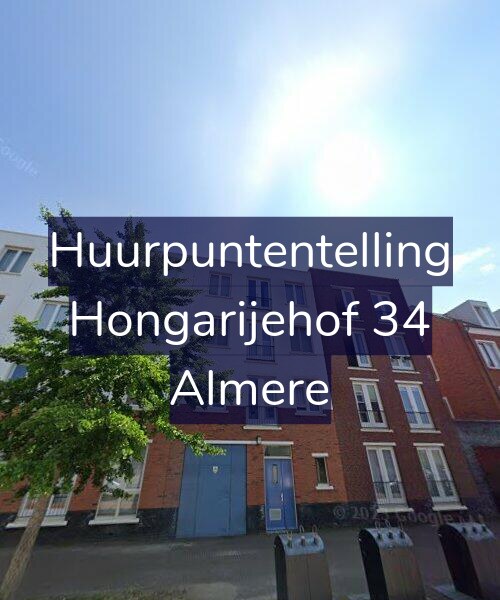 Foto gevel Huurpuntentelling voor Hongarijehof 34, Almere