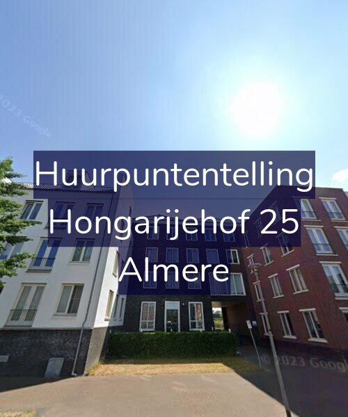 Foto gevel Huurpuntentelling voor Hongarijehof 25, Almere