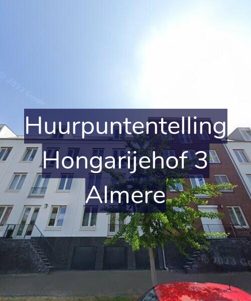Foto gevel Huurpuntentelling voor Hongarijehof 3, Almere