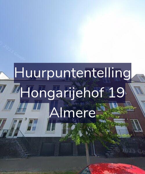 Foto gevel Huurpuntentelling voor Hongarijehof 19, Almere