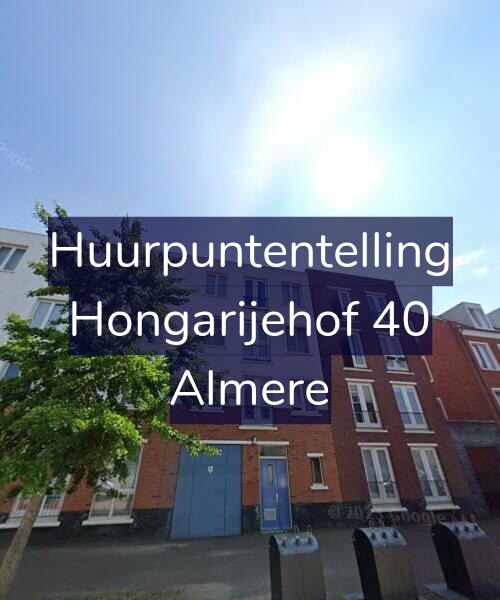 Foto gevel Huurpuntentelling voor Hongarijehof 40, Almere