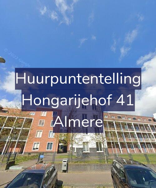 Foto gevel Huurpuntentelling voor Hongarijehof 41, Almere