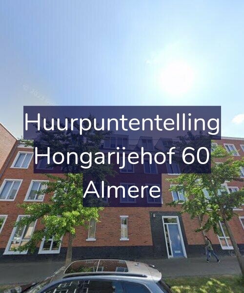 Foto gevel Huurpuntentelling voor Hongarijehof 60, Almere