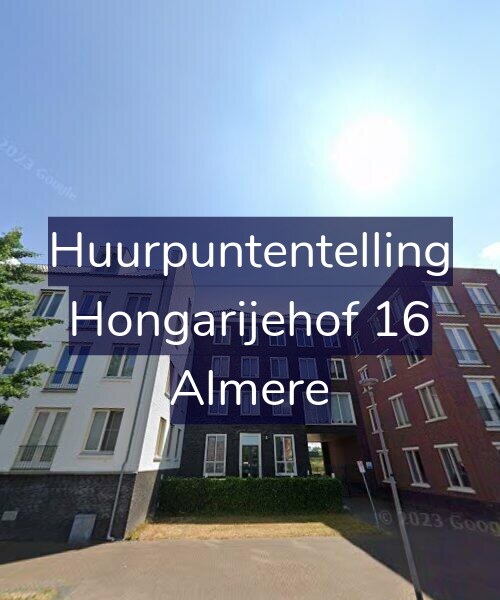 Foto gevel Huurpuntentelling voor Hongarijehof 16, Almere