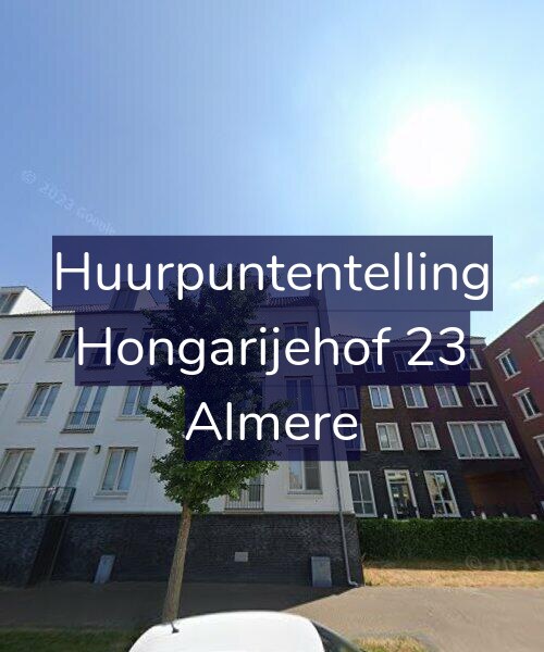 Foto gevel Huurpuntentelling voor Hongarijehof 23, Almere