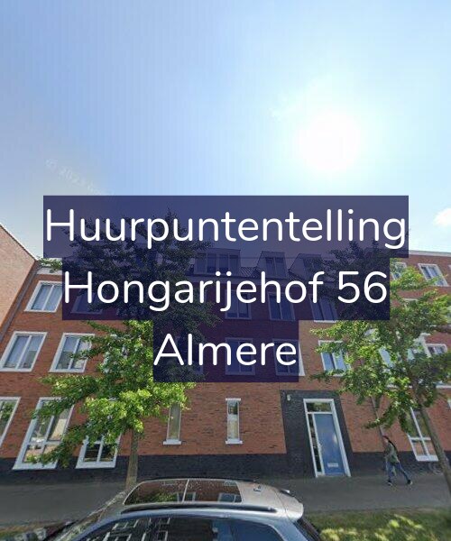 Foto gevel Huurpuntentelling voor Hongarijehof 56, Almere
