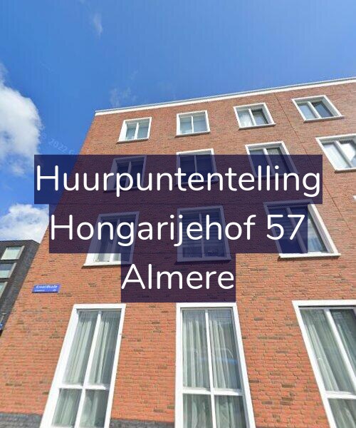 Foto gevel Huurpuntentelling voor Hongarijehof 57, Almere