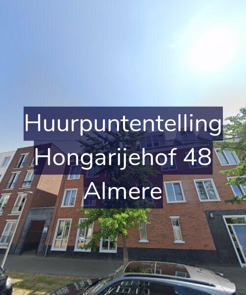 Foto gevel Huurpuntentelling voor Hongarijehof 48, Almere