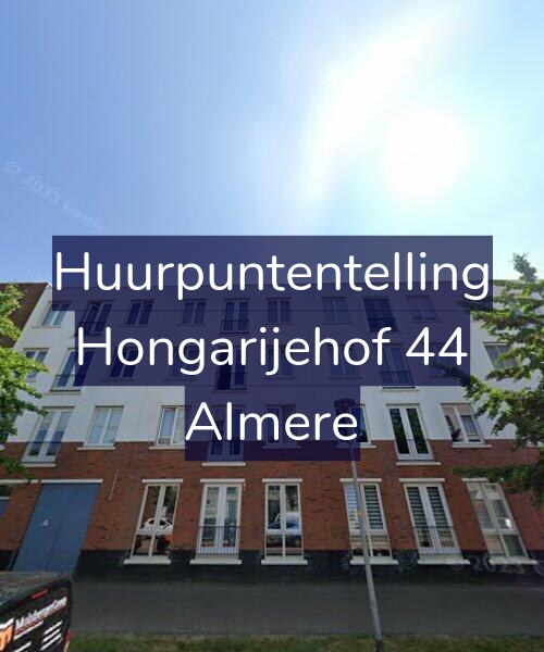 Foto gevel Huurpuntentelling voor Hongarijehof 44, Almere