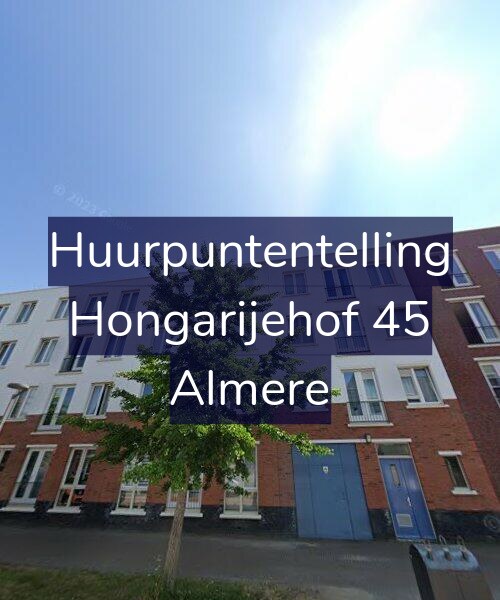 Foto gevel Huurpuntentelling voor Hongarijehof 45, Almere