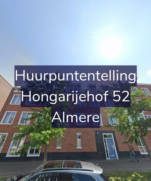Foto gevel Huurpuntentelling voor Hongarijehof 52, Almere
