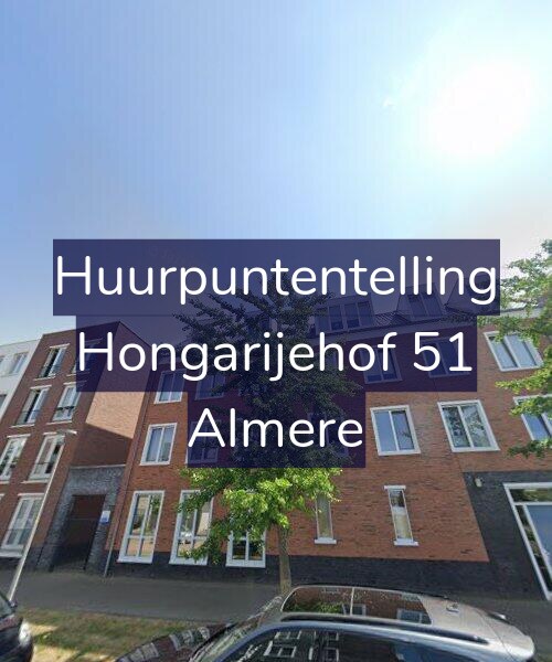Foto gevel Huurpuntentelling voor Hongarijehof 51, Almere