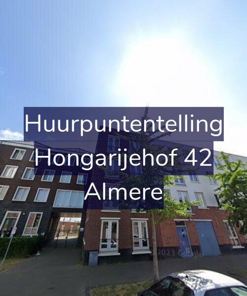 Foto gevel Huurpuntentelling voor Hongarijehof 42, Almere