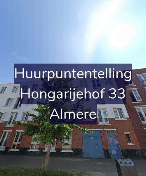Foto gevel Huurpuntentelling voor Hongarijehof 33, Almere
