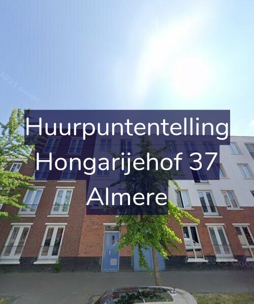Foto gevel Huurpuntentelling voor Hongarijehof 37, Almere