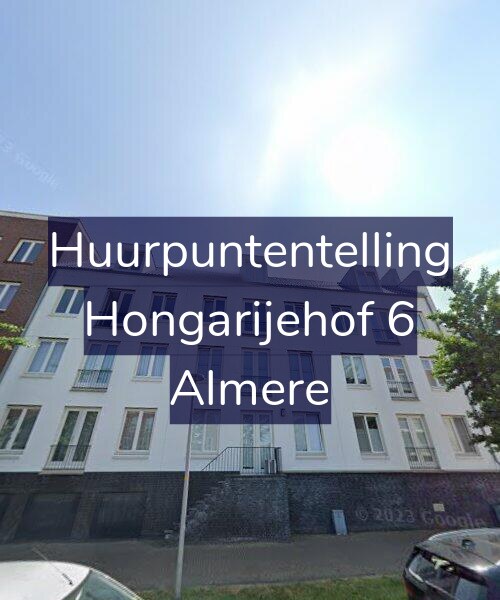 Foto gevel Huurpuntentelling voor Hongarijehof 6, Almere