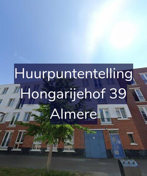 Foto gevel Huurpuntentelling voor Hongarijehof 39, Almere