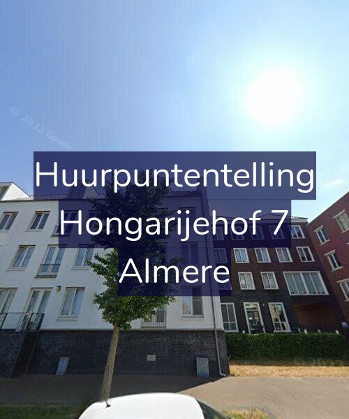 Foto gevel Huurpuntentelling voor Hongarijehof 7, Almere