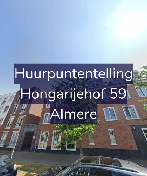 Foto gevel Huurpuntentelling voor Hongarijehof 59, Almere