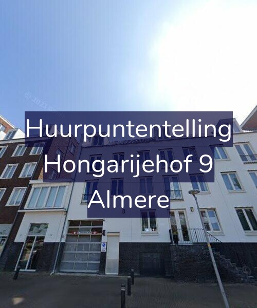 Foto gevel Huurpuntentelling voor Hongarijehof 9, Almere